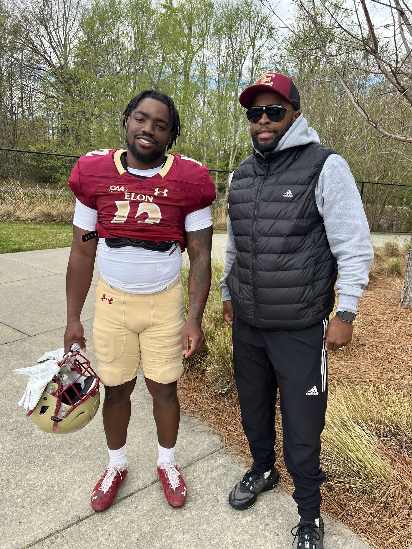 Coach and athlete